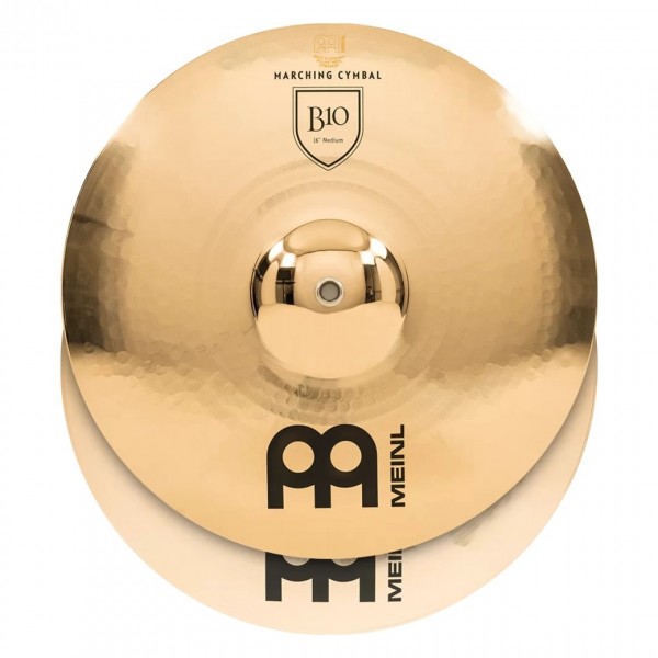 Meinl Marching 16" B10 Cymbal Pair, includes BR5 Straps