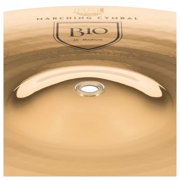 Meinl Marching 16" B10 Cymbal Pair, includes BR5 Straps - Bell