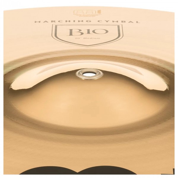 Meinl Marching 20" B10 Cymbal Pair, includes BR5 Straps - Bell
