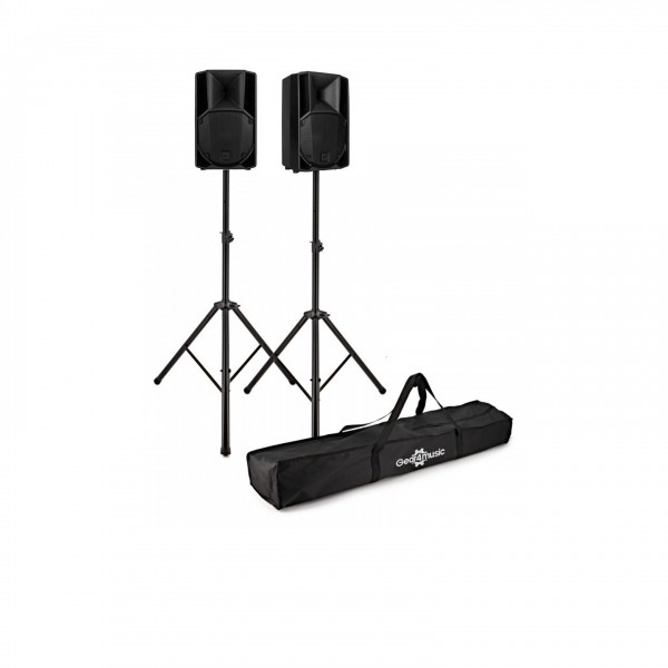 RCF ART 710-A MK5 10" Active PA Speaker Pair With Stands - Bundle