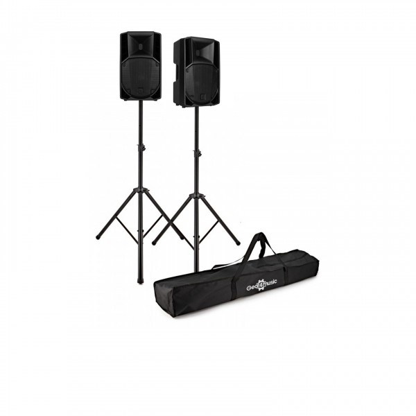 RCF ART 712-A MK5 12" Active PA Speaker Pair With Stands - Bundle
