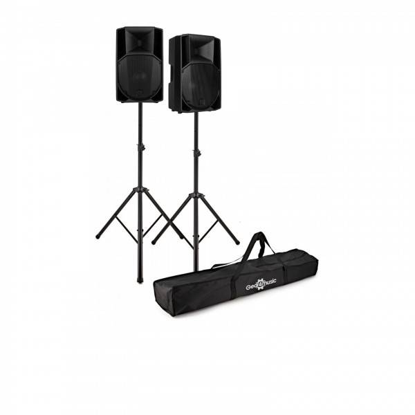 RCF ART 735-A MK5 15" Active PA Speaker Pair With Stands - Bundle