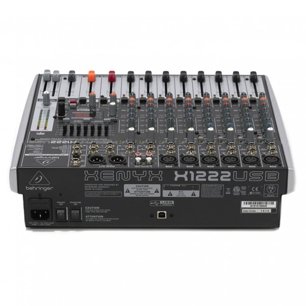 Behringer XENYX X1222USB 12 Channel Analog Mixer - Secondhand