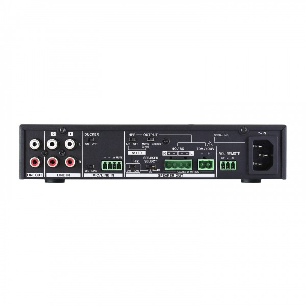 MA-BT240 Bluetooth Mixing Amp - Rear