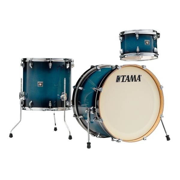 Tama Superstar Classic 22'' 3pc Shell Pack, Blue Lacquer Burst