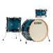 Tama Superstar Classic 22'' 3pc Shell Pack, Blau Lacquer Burst