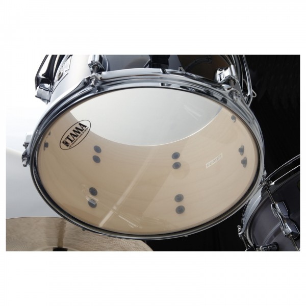 Tama Superstar Classic 22'' 3pc Shell Pack, Transparent Black Burst - Shell Detail