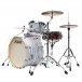 Tama Superstar Classic 22'' 3pc Shell Pack, Ice Ash Wrap - Angle 2