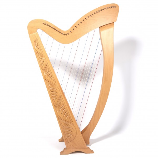 Arpa Celtica Classic Cantabile H-22 Con 22 Corde - Legno Di Frassino, Borsa E Chiavi Per Accordatura Incluse - Foto 2