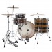Tama Superstar Classic 22'' 3pc Shell Pack, Natural Tiger Ebony Wrap - Back