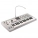 Microkorg 2 Limited Edition Synthesizer, White - Angled with Mic