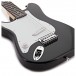 VISIONSTRING 3/4 Left Handed Electric Guitar Pack, Black