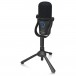 Behringer D2 Podcast Pro Large Diaphragm Dynamic Podcast Microphone - Upright, Left
