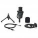 Behringer D2 Podcast Pro Large Diaphragm Dynamic Podcast Microphone - With Accessories