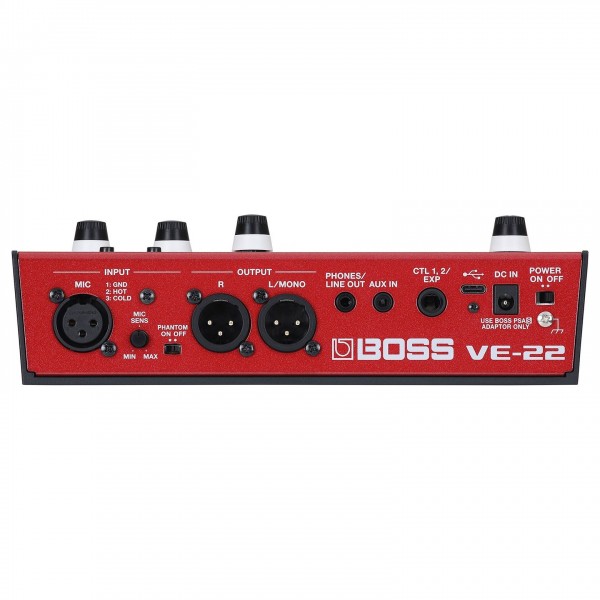 Boss VE-22 Vocal Performer with Power Supply at Gear4music Boss VE-22 Vocal Performer with Power Supply at Gear4music