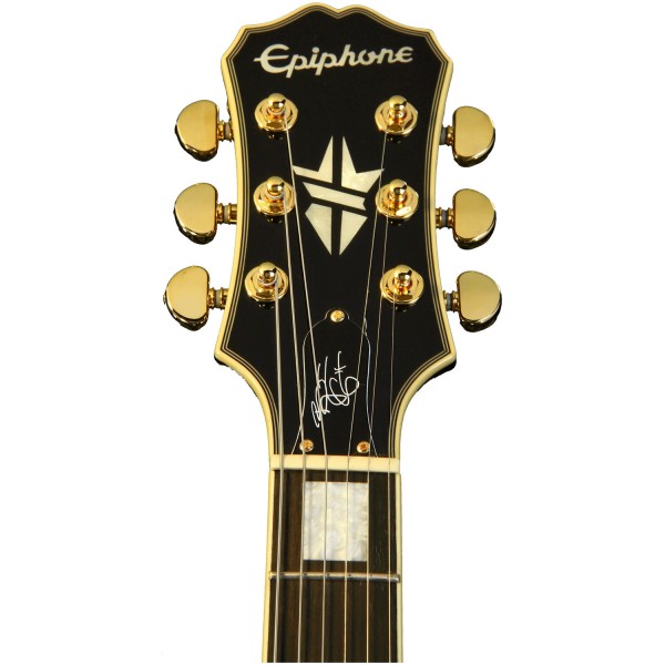 Epiphone Ltd Ed Bjorn Gelotte Les Paul Custom Guitar, Ebony at