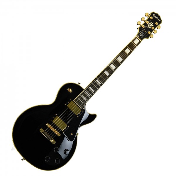 Epiphone Ltd Ed Bjorn Gelotte Les Paul Custom Guitar, Ebony Gloss