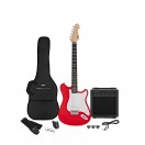 VISIONSTRING Electric Guitar Pack, Red - Nearly New