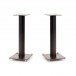 Custom Design RS300 Black 20-inch Speaker Stand w/ Acoustic Top Plate (Pair)