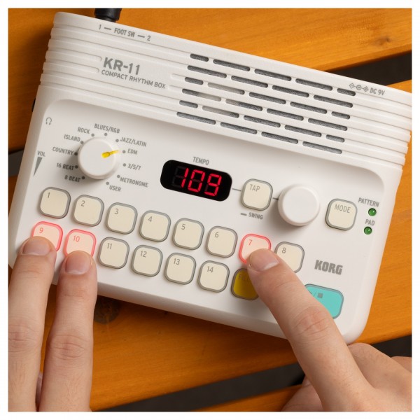 Korg KR-11 Compact Rhythm Box - Lifestyle
