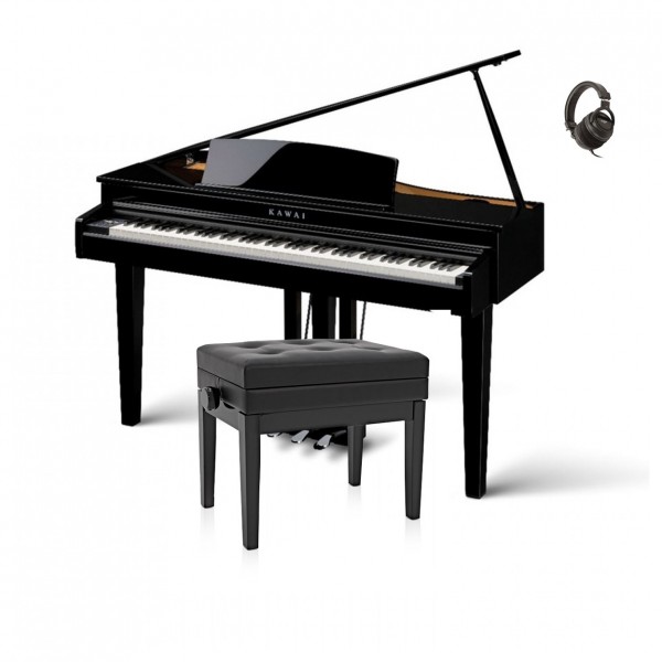 Kawai DG30 Digital Piano Package, Polished Ebony