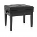 Deluxe Piano Stool with Storage by Gear4music