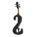 Stagg S-Shaped Electric Viola Outfit, Black