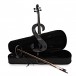 Stagg S-Shaped Electric Viola Outfit, Black