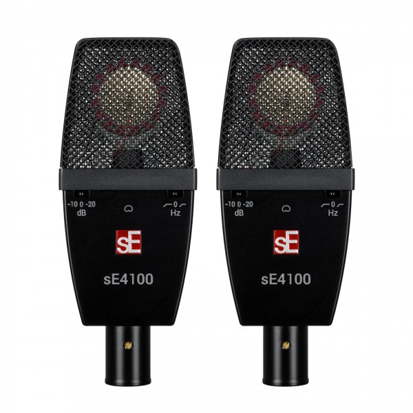 sE-4100P Condenser Microphones, Match Stereo Pair - Front