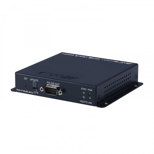 CYP PUV-1710LRX-AVLC 70m HDBaseT HDR Receiver Front View