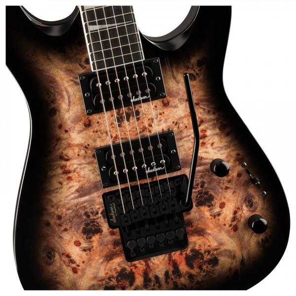 Jackson JS Series Dinky JS32 DKAP, Transparent Black Burst