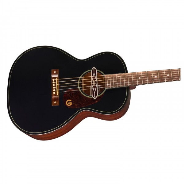 Gretsch Deltoluxe Concert Electro Acoustic, Black Top - Body, Horizontal