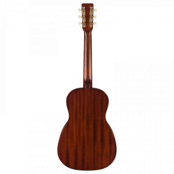 Gretsch Deltoluxe Parlour Electro Acoustic, Black Top - Back