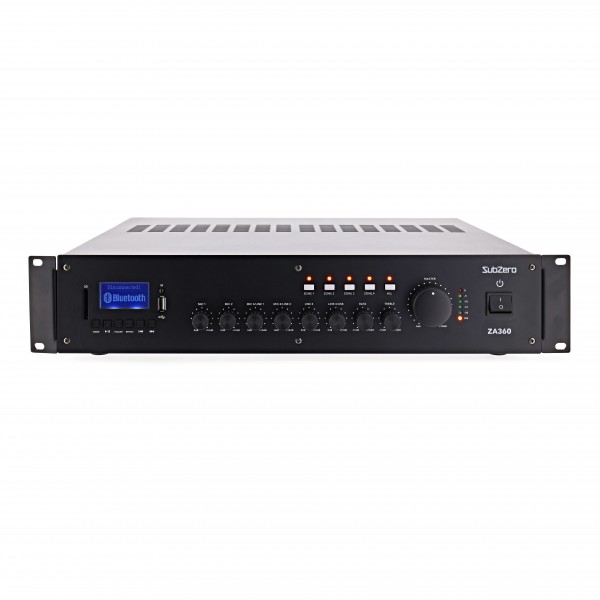 SubZero 360W Multi Zone 100V Line Mixer Amplifier