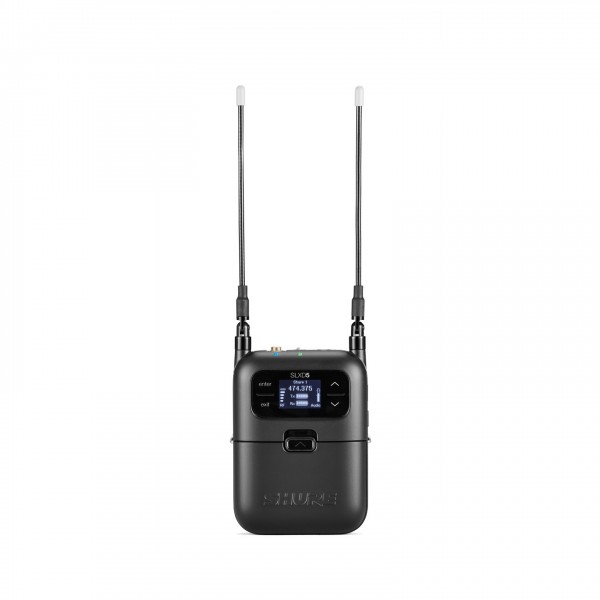 Shure SLXD15/85 Portable Wireless Lavalier System with WL185 - SLXD5, Front
