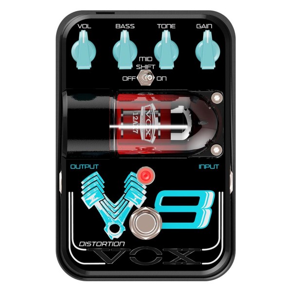 【希少品】【本日まで】VOX V8 TG1-V8DS エフェクター VOX Tone Garage V8 Distortion Guitar Pedal at Gear4music