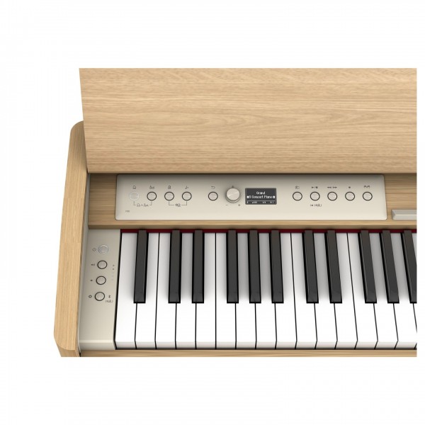 Roland F701 Digital Piano, Light Oak, Controls