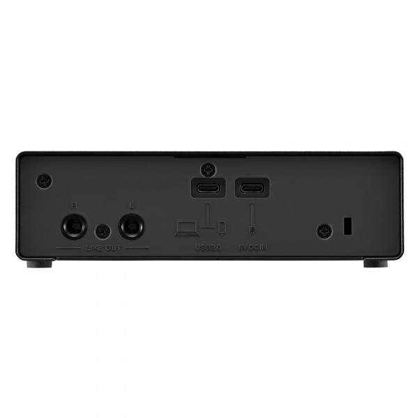 IXO22 USB-C Audio Interface, Black - Rear