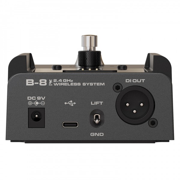 NUX B-8 Pedal Wireless System 2.4GHz - Receiver, Connectors