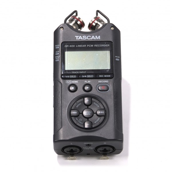 TASCAM 4 Channel Linear PCM Recorder with USB Audio Interface authentic DR-40X w/ Tracking