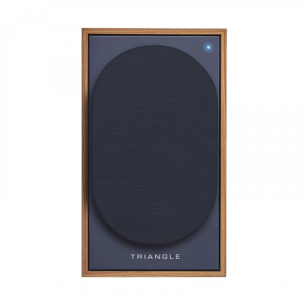 Triangle Borea BR03 Connect Active Speakers, Blue Front View w/ Grille Attached