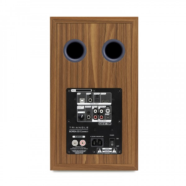 Triangle Borea BR03 Connect Active Speakers, Blue Rear View