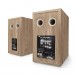 Triangle Borea BR03 Connect Active Speakers (Pair), Light Oak - Rear view