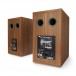 Triangle Borea BR03 Connect Active Speakers (Pair), Oak Green - Rear view