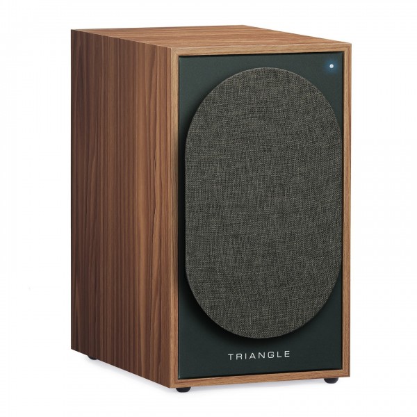 Triangle Borea BR03 Connect Active Speaker, Oak Green - w/ Grille attached