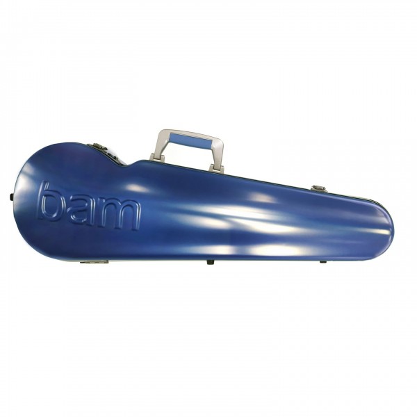 BAM Graffiti Hightech Contoured Violin Case, Blue & Red