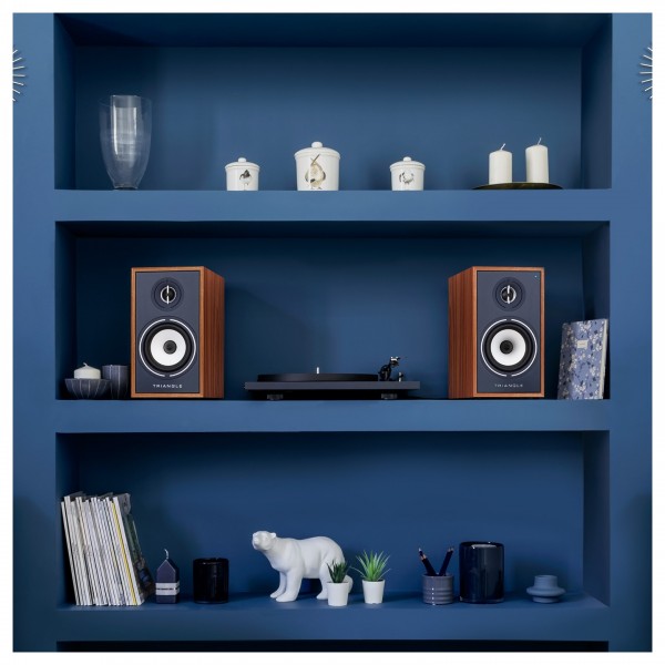 Triangle Borea BR02 Connect Active Speakers (Pair), Blue Lifestyle View