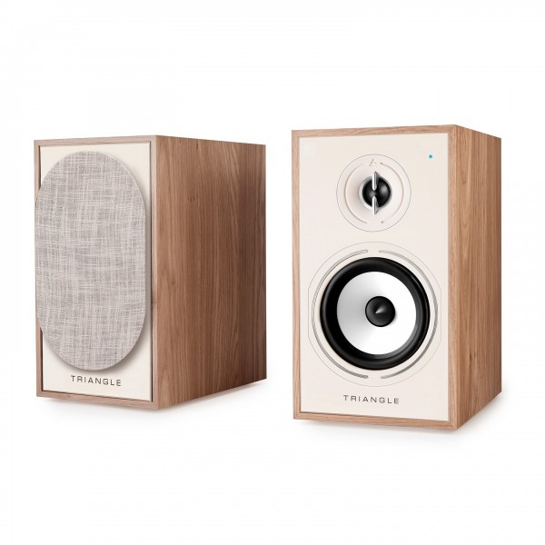 Triangle Borea BR02 Connect Active Speakers (Pair), Light Oak Front View