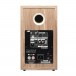 Triangle Borea BR02 Connect Active Speakers (Pair), Light Oak Back View 2