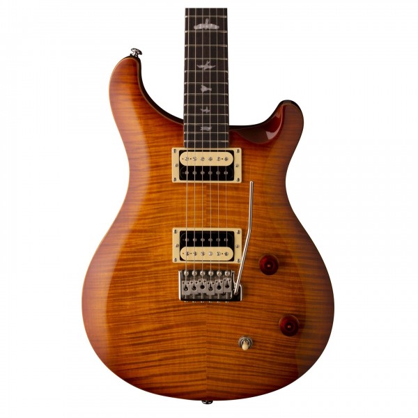 PRS SE Custom 22 Electric Guitar with Tremolo, Vintage Sunburst at